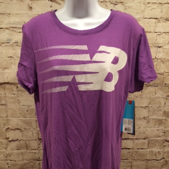 purple new balance shirt